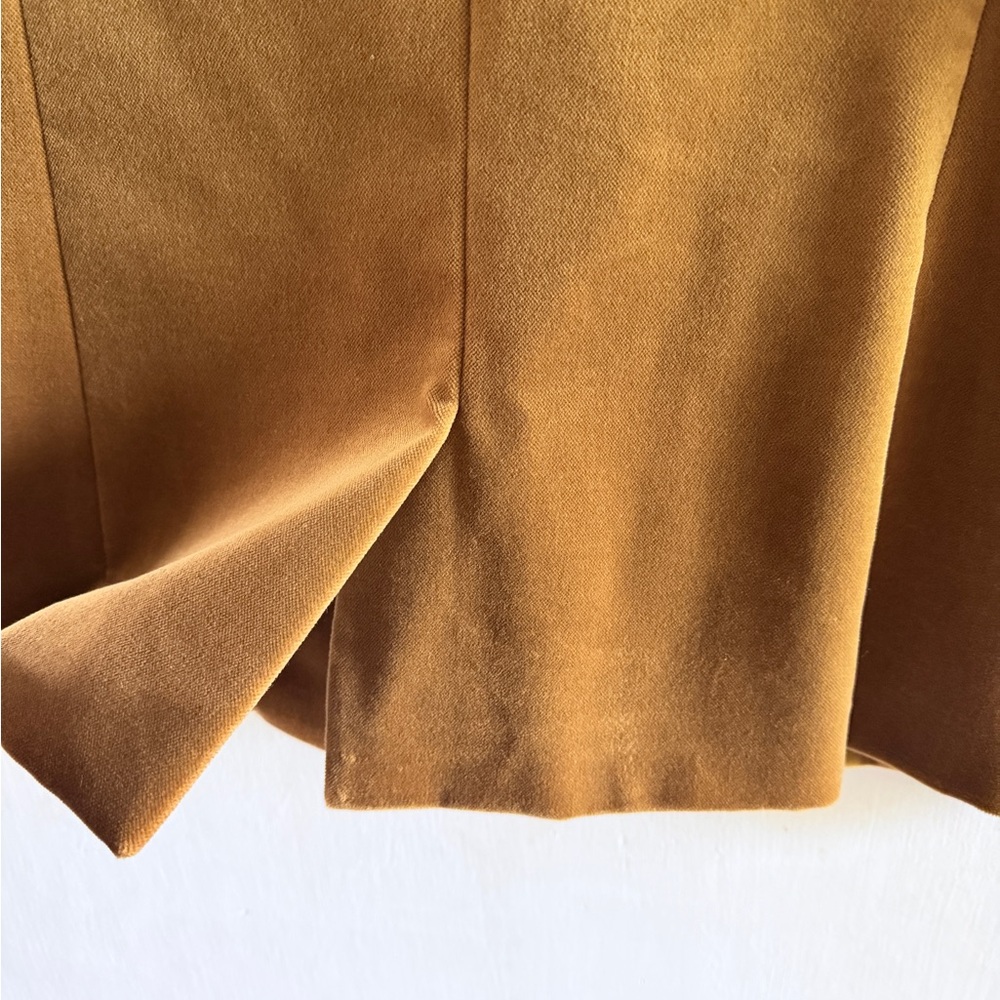 J.Crew Carmel Brown Velvet Parke Blazer Jacket size 6 small - Picture 5 of 6